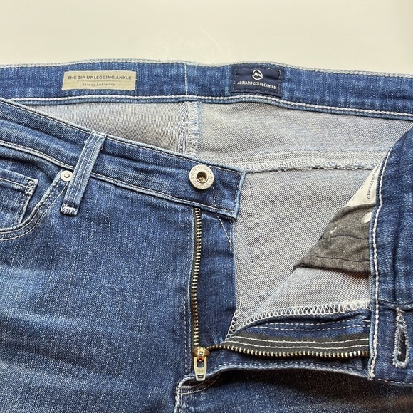 Ag Adriano Goldschmied The Zip Up Legging Ankle Size 30R - Picture 16 of 16